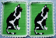 Motiv topflappen katze gebraucht kaufen Motiv topflappen katze gebraucht kaufen  Neuenhagen