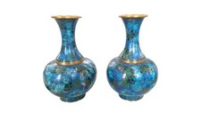 Coppia vasi cloisonnè usato  Acireale