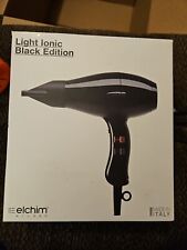 Secador de Cabelo 3900 Light Ionic Edition - Preto por Elchim Unissex - Caixa Aberta Testada comprar usado  Enviando para Brazil