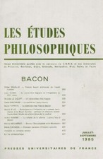 études philosophiques 1985 d'occasion  Saint-Maur-des-Fossés