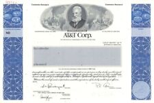 American Telephone and Telegraph Co. (AT&T Corp.) - Certificado de stock de muestra - segunda mano  Embacar hacia Mexico