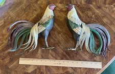 rooster wall art pair for sale  La Grange Park