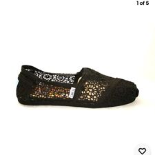 Toms alpargatas black for sale  CHELTENHAM