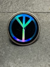 Reflective peace badge for sale  HOLMFIRTH