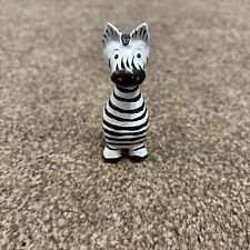 Painted wood zebra for sale  COWES
