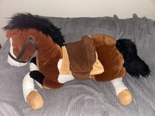Usado, Pelúcia de bicho de pelúcia E&J Classic 44” cavalo e sela deitado grande realista comprar usado  Enviando para Brazil