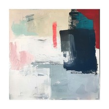 Pintura a óleo acrílica abstrata texturizada grande sobre tela feita à mão obra de arte A206 comprar usado  Enviando para Brazil