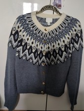 ladies argyle jumper for sale  HARTLEPOOL