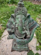 Antique ganesha patina for sale  Thayer