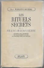 Rituels secrets franc d'occasion  Nancy-