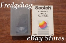 FITA/CASSETE LIMPADOR DE CABEÇA DE FILMADORA SCOTCH 3M VHS-C & SUPER VHS-C (S-VHS-C) comprar usado  Enviando para Brazil