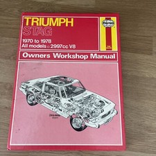 Triumph stag owner for sale  CANVEY ISLAND