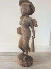 Wooden figure lady for sale  NEW MILTON