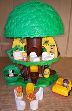 Vintage Anos 70 Kenner Tree Tots FAMILY TREE PLAY HOUSE Playset 100% Completo comprar usado  Enviando para Brazil