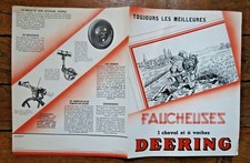 Rare dépliant deering d'occasion  Tours-