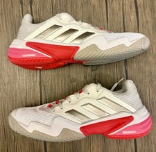 Tênis Adidas Feminino Barricade 13, Champanhe Metálico/Vermelho Lúcido, 7 comprar usado  Enviando para Brazil