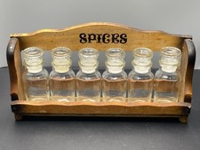 Suporte de parede vintage de madeira para especiarias - Suporte de parede rústico comprar usado  Enviando para Brazil