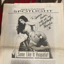 Signed hyapatia lee for sale  San Jose