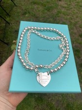 Collana argento tiffany usato  Viareggio