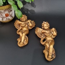Cherubini vintage gesso usato  Spedire a Italy