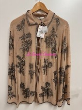 BLUSA ZARA WOMAN NOVA COM ETIQUETAS SS25 MIÇANGAS E LANTEJOULAS PRATA DOURADA 7521/902/303 comprar usado  Enviando para Brazil