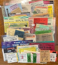 Używany, Original Concert Tickets Artists (Beginning with S) Select From Dropdown List na sprzedaż  Wysyłka do Poland