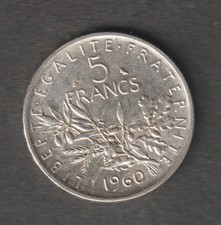 Francs argent semeuse d'occasion  Villeneuve-d'Ascq-
