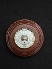 Antigo Barômetro/Termômetro Britânico DayMaster em 13,5cm Suporte de Parede Goma Vermelha comprar usado  Enviando para Brazil