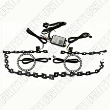 Placas LED DRL com anéis de halo APP controle Bluetooth para Chrysler 300C 2011-2020 comprar usado  Enviando para Brazil