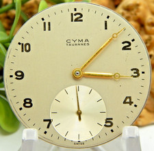 Relógio de bolso antigo movimento CYMA Tavannes 15 joias 12 tamanho 37mm face aberta comprar usado  Enviando para Brazil