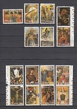 AJMAN 1973   Obrazy religijne  15v  used na sprzedaż  PL