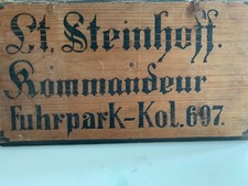 Schild holz leutnant gebraucht kaufen  Kehl