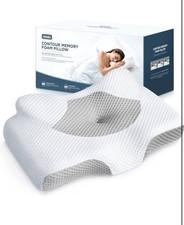 Almohada cervical osteo con soporte de contorno para durmientes laterales y traseros segunda mano  Embacar hacia Mexico