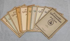 Fernando Carulli - Josef Zuth 10 Booklet Method For Guitar School Books Antique  comprar usado Fernando Carulli - Josef Zuth 10 Booklet Method For Guitar School Books Antique  comprar usado  Enviando para Brazil