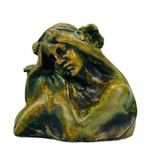 Artesanato Hans Muller nova escultura de donzela meados do século h12cm MCM assinado   comprar usado  Enviando para Brazil