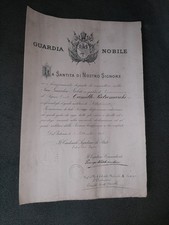 Guardia nobile pontificia usato  Roma