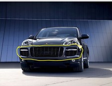 Porsche Cayenne 7PA1 GTS / Turbo S 3 peças de ventilação da grade do para-choque dianteiro comprar usado  Enviando para Brazil