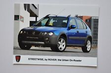 Foto de imprensa de carro - Rover Streetwise : o Urban On-Roade - Vista frontal/lateral comprar usado  Enviando para Brazil