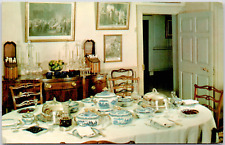 Mesa para sala de jantar Mount Vernon Virginia cadeira Chipendale família cartão postal antigo comprar usado  Enviando para Brazil