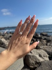 Anello perla argento usato  Napoli