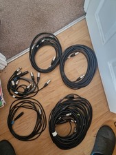 Pin xlr cables for sale  WATFORD