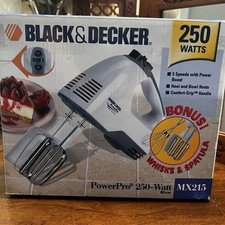 Black and Decker Power Pro 250 Watt Mixer Manual MX215 Novo Na Caixa comprar usado  Enviando para Brazil