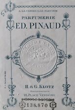 1926 parfumerie pinaud d'occasion  Expédié en Belgium