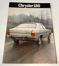 Commerciale chrysler 180 d'occasion  Quarré-les-Tombes