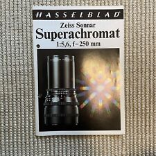 Prospekt hasselblad superachro gebraucht kaufen  Ahrensburg, Großhansdorf