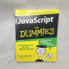 JavaScript para manequins por Emily A. Vander Veer com guia da web de codificação de CD não usado comprar usado  Enviando para Brazil
