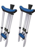 Muletas dobráveis de alumínio sob o braço Carex para adultos 4'11" a 6'1", 2... comprar usado  Enviando para Brazil