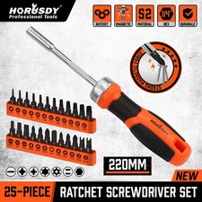 Conjunto de 25 brocas de chave de fenda Security Torx T5-T40 1/4" catraca broca magnética driver comprar usado  Enviando para Brazil