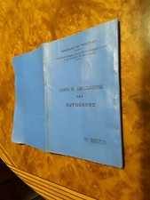 Libretto carta circolazione usato  Borgomanero