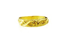 18K Ouro Amarelo Baby Ring Band ~ 1.6 comprar usado  Enviando para Brazil